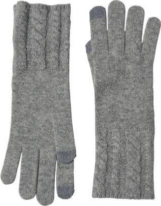 Bruno Magli Cashmere Knit Gloves in Grey at Nordstrom Rack