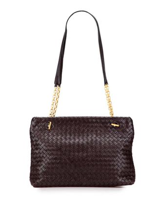 Bottega Veneta 2000-2007 Nappa Intrecciato shopper - Bruin