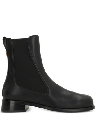 Sergio Rossi Avenue Chelsea laarzen met elastische vlakken - Zwart