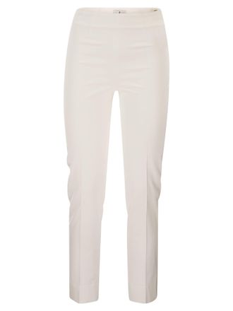 Pantaloni Torino Gioia Slim Trousers In Stretch Viscose