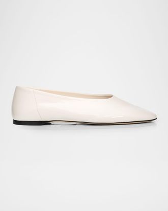 Toteme Slip Leather Ballerina Flats