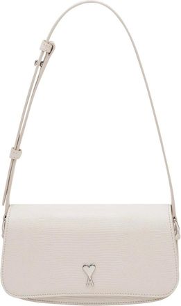 Ami Paris Paris Schoudertas - Dames - Schoudertassen - Wit - ONE Size - Leer - Tassen