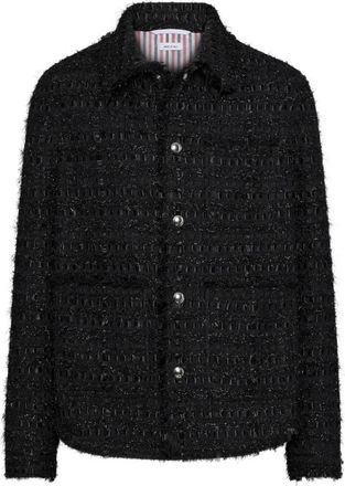 Thom Browne Giacca con nastro - Nero