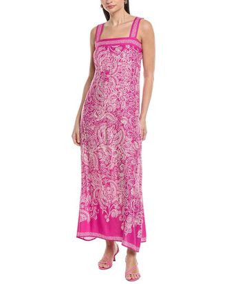 Vince Camuto Thick Strap 4 Tier Maxi Dress