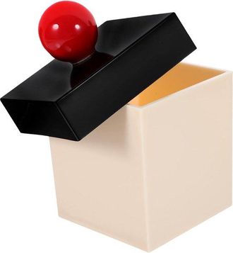 OEM Caja Para Guardar Bastoncillos De Algod&oacute;n - Dispensador De Discos De Algod&oacute;n - Organizaci&oacute;n Del Ba&ntilde;o - Con Tapa - 11,8 Cm - Transparente