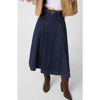 Guess Rayne Paneled Denim Maxi Skirt in Blue at Nordstrom, Size 29