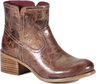 Diba Womens Walnut Grove Boot In Gold Sheen