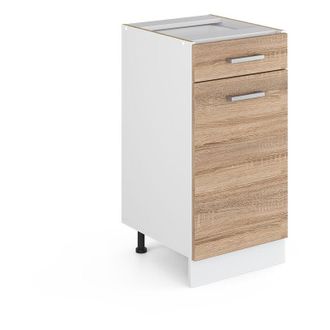 Vicco Mueble bajo de cocina R-Line, Sonoma, 40 cm sin encimera