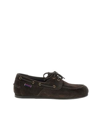 Sebago Brown Lace-up Loafers