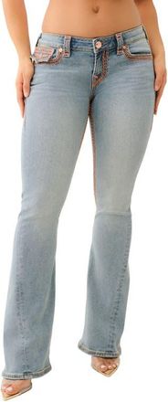 True Religion Joey Low Rise Flare Jeans in Peak Spot at Nordstrom, Size 29