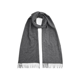Tommy Hilfiger Breigoed - Heren - Wintersjaals - Grijs - ONE Size - Leer - Accessoires