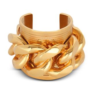 Balmain Messing ketting ring - Dames - Ringen - Geel - S - Accessoires