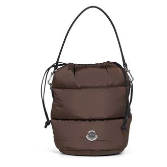 Moncler Caradoc Bucket Bag - female - Moncler - Handbags - Brown - ONE SIZE - Bags
