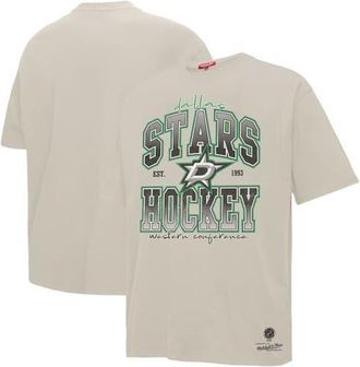 Mitchell & Ness Womens Mitchell & Ness Cream Dallas Stars Dump & Chase Boyfriend T-Shirt at Nordstrom, Size Small