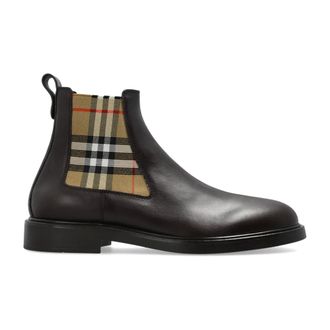 Burberry Heren, Schoenen, Bruin, Maat: 43 1/2 EU Leer