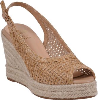 GC SHOES Amira Slingback Espadrille Wedge Sandal in Natural at Nordstrom Rack, Size 6