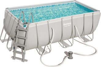 Bestway Piscina Rectangular Power Steel 412x201x122 9578 L 56456