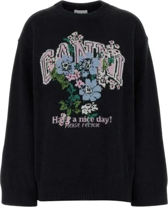 Ganni Donna, Maglie, Nero, XS, new