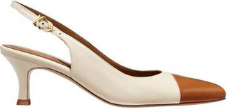 Margaux Eyewear The Colette Cap-Toe in Cotton And Saddle Nappa at Nordstrom, Size 38.5