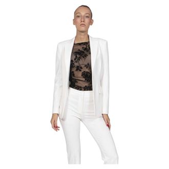 Pinko Blazers, female, White, 2XS, New Signum Jacket