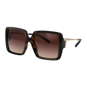Tiffany & Co. Stijlvolle zonnebril - Dames - Zonnebrillen - Bruin - 55 MM - Accessoires