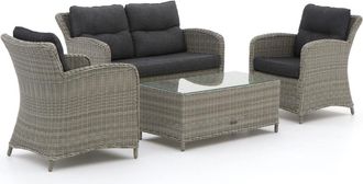 Intenso Furniture Intenso Leone/Milano stoel-bank loungeset 4-delig