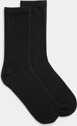 Simons Womens Solid stretch socks