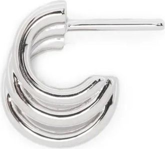 Shaun Leane Orecchini a cerchio Bound - Argento