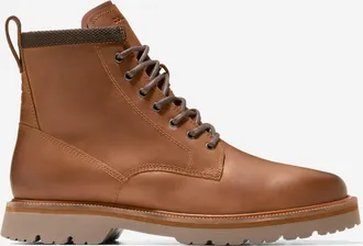 Cole Haan Mens American Classics Waterproof Plain Toe Boot - Brown Size 10.5