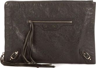 Balenciaga Clutch in pelle - Marrone