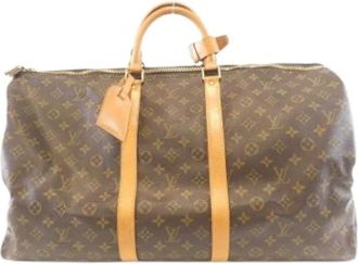 Louis Vuitton Pre-owned Weekend Bags, female, Brown, Size: ONE SIZE Pre-owned Weekend Bag
