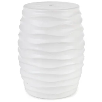 BIZZOTTO Bizzotto - Taburete Sfinge Wave Blanco 33x33x46 Cm