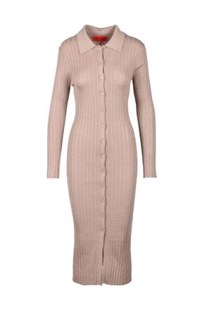 Wild Cashmere Chemise Dress Silk Cashmere - Taupe