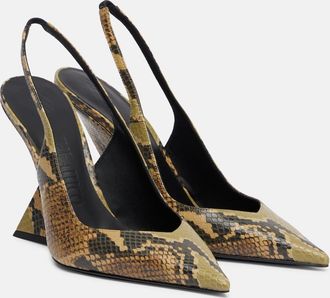 The Attico Pumps slingback Cheope 105 in pelle