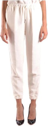Ermanno Scervino Casual Denim Broek - Dames - Vrijetijds broeken - Wit - XS - Denim - Broeken