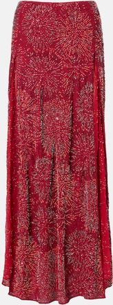 Paco Rabanne Embellished maxi skirt