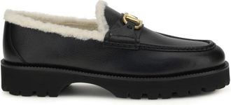 Valentino Garavani Black Logo Loafers