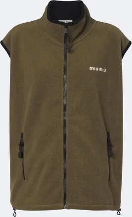 Miu Miu Fleece vest