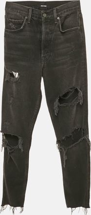 GRLFRND Black Denim Ripped Skinny Karolina Jeans M Waist 27