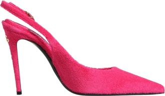 Dolce & Gabbana Slingbacks - Dames - Pumps - Roze - 36 1/2 EU - Katoen - Schoenen