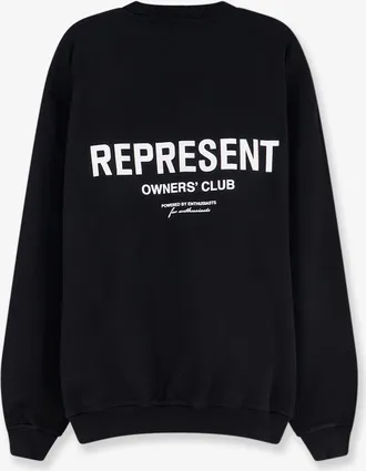 Represent Mens Cotton Sweatshirt Black Sweatshirts Sweater