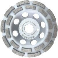OEM Disco Abrasivo De Copa De Diamante Universal De 125 Mm Para Hormig&oacute;n Y Piedra - Doble Hilera, Montaje De 22,2 Mm - Crezuo