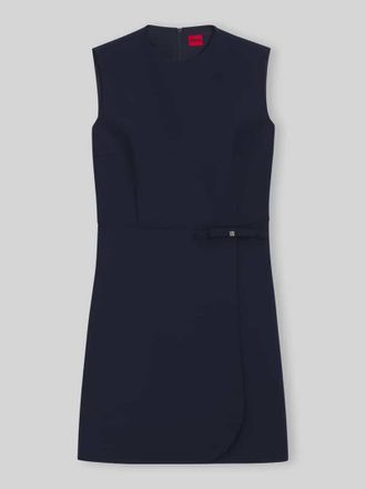 HUGO BOSS Minikleid in A-Linie Modell KANINE in Marine, Gr&ouml;&szlig;e 32