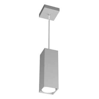 Top-Light Sospensione Moderna Plate Metallo Grigio 1 Luce Gx53 25Cm