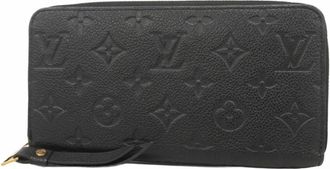 Louis Vuitton Noir Long Wallet (Bi-Fold) (Pre-Owned)