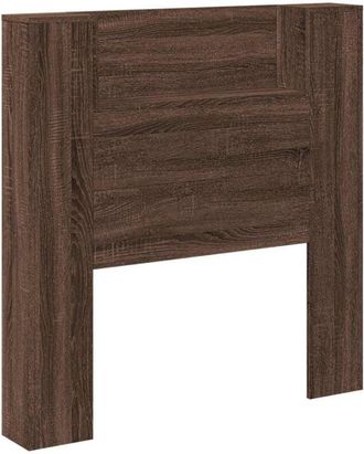 vidaXL Headboard Brown Oak 100 x 16.5 x 103.5 cm Engineered Wood vidaXL