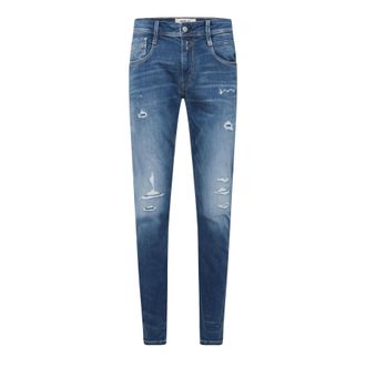Replay Mens Replay Anbass Slim-Fit Jeans in Blue