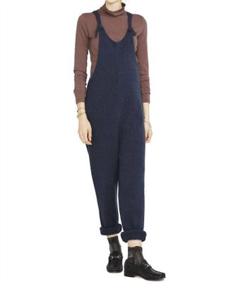 Hatch WomenS Maternity Knit Overall In Blue