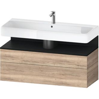 Duravit Duravit - Qatego Mueble Bajo Lavabo, 1 Extra&iacute;ble Y 1 Caj&oacute;n
