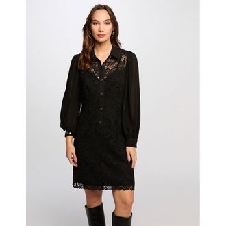 Morgan Kort, rechte jurk in kant